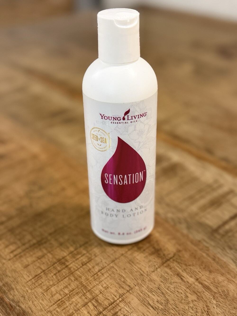 Young Living Essential Oils Sensation Hand and Body Lotion - Sealed NEW 8.6oz